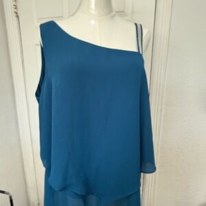 Thalia Sodi Blue One-Shoulder Blouse